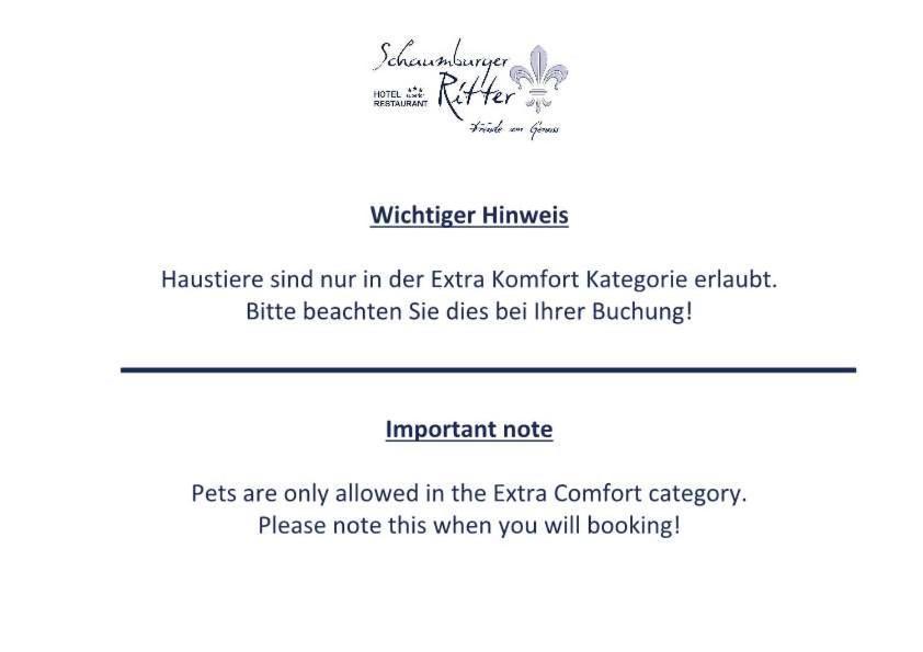 & Restaurant Schaumburger Ritter, 3* Rinteln